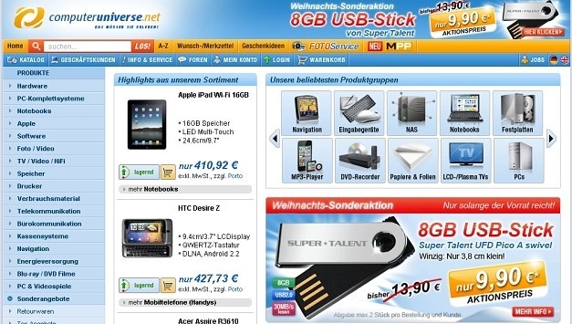 Немецкий Магазин Электроники Computeruniverse