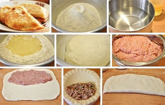 Чебуреки рецепт с кипятком фото пошагово Чебуреки рецепт с кипятком фото пошагово