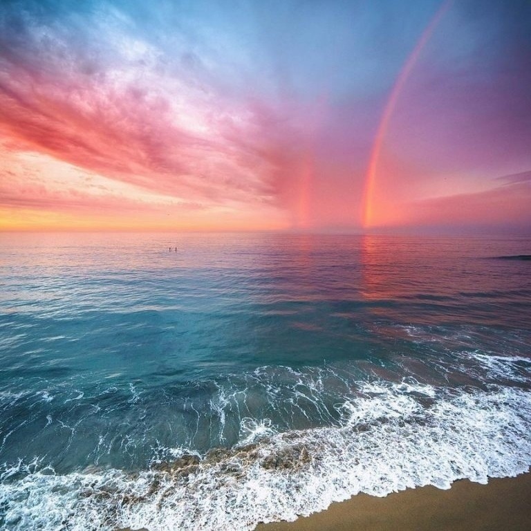 Радуга море фото Радуга море фото