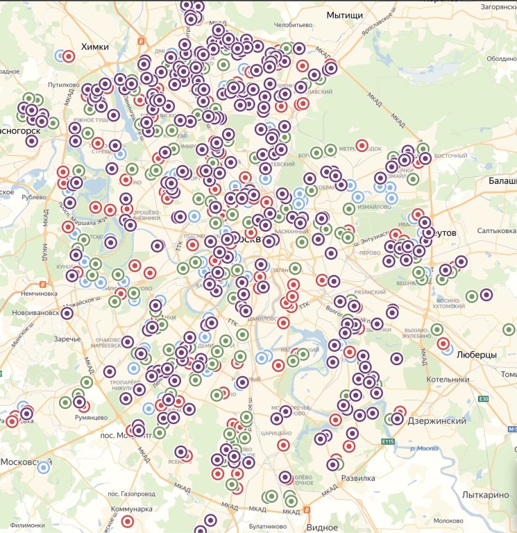 Магазины Ок В Москве Адреса На Карте